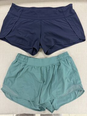 Lululemon Women’s Shorts Bundle- Navy and Teal
